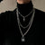 Multilayer Hip Hop Long Chain Necklace