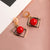 Round Dangle Drop Korean Earrings