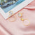 Round Dangle Drop Korean Earrings